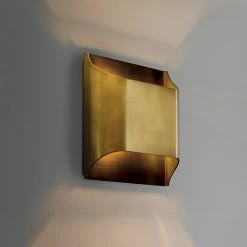Staunton And Henry Kole Copper Up And Down Wall Sconce Lighting