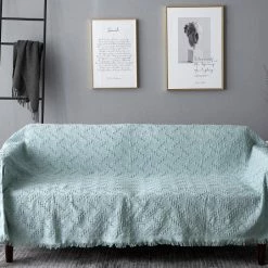 Staunton And Henry Nordic Muted Color Cotton Throw Blanket