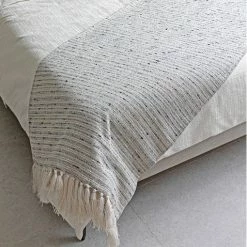 Staunton And Henry Grey And Blue Agate Pattern Bed Cushion Set