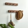 Staunton And Henry Wall Decor Walnut Coat Rack