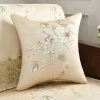 Staunton And Henry Home Accessories Cream Oriental Blossom Throw Cushion