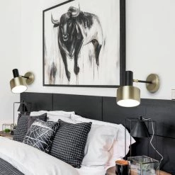 Staunton And Henry Gio Copper Adjustable Wall Light Lighting