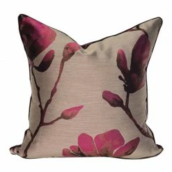 Staunton And Henry Home Accessories Floral Jacquard Cushion