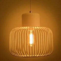 Staunton And Henry Modern Cage Pendant Light Lighting