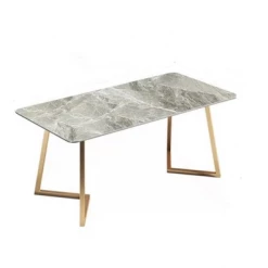 Staunton And Henry Furniture Ella Marble Pattern Dining Table