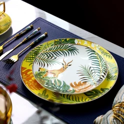 Staunton And Henry Jungle Safari Dessert And Dinner Plate Set Kitchen