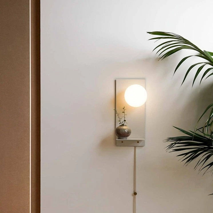 Staunton And Henry Tala Modern White Wall Light Shelf Lighting