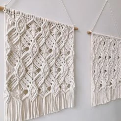 Staunton And Henry Off White Woven Wall Hanging Tapestry