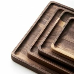 Staunton And Henry Kitchen Solid Wood Walnut Tray