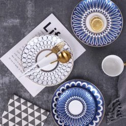 Staunton And Henry Kitchen Gatsby Elegant Modern Dessert And Dinner Plates