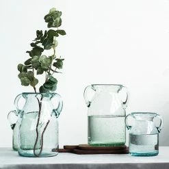 Staunton And Henry Vintage Glass Pale Vase Home Accessories