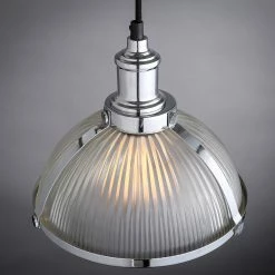 Staunton And Henry Lighting Retro Industrial Glass Pendant Light