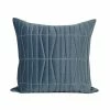 Staunton And Henry Amrin Stitched Blue Throw Cushion
