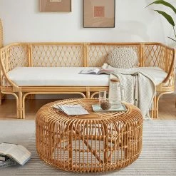 Staunton And Henry Jaya Modern Rattan Coffee Table