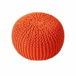 Staunton And Henry Furniture Chunky Knit Pouf