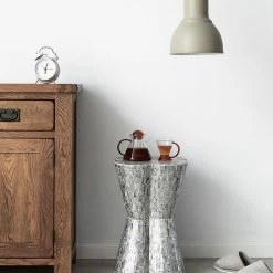 Staunton And Henry Furniture Clover Leaf Mother Of Pearl Inlay Side Table