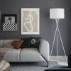 Staunton And Henry Miro White Tripod Floor Lamp Lighting