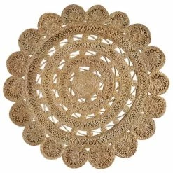 Staunton And Henry Rugs Rosetta Round Hemp Rug