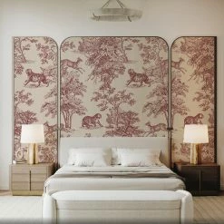 Staunton And Henry Wall Decor French Blue Forest Wallpaper