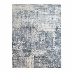 Staunton And Henry Abstract Pattern Blue And Beige Rug Rugs