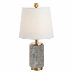 Staunton And Henry Marble Table Lamp With Gold Trim Lighting