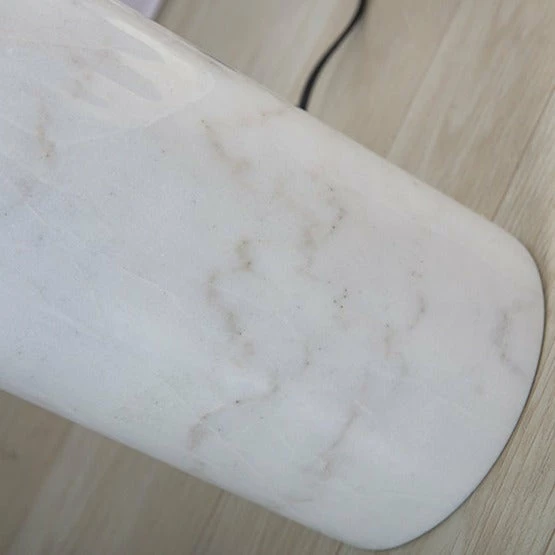 Staunton And Henry Franz Modern Gold Floor Lamp With Marble Base