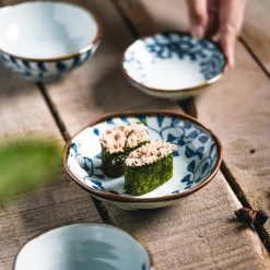 Staunton And Henry Kitchen Akari Blue And White Japanese Sauce Dish