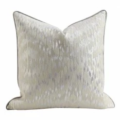 Staunton And Henry Champagne Gold Viscose Throw Cushion