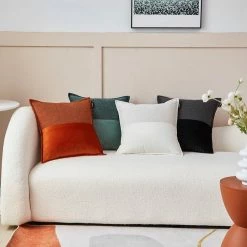 Staunton And Henry Home Accessories Frode Modern Textured Throw Cushion