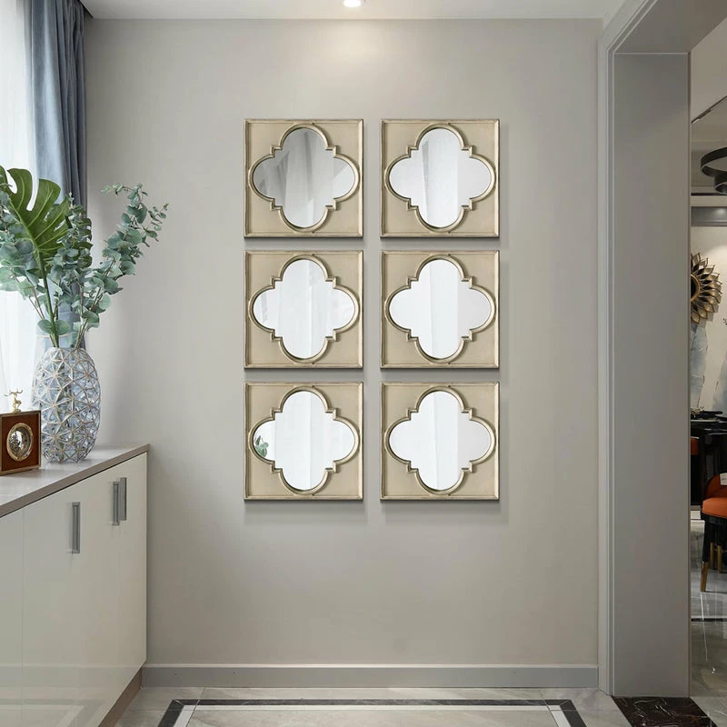 Staunton And Henry Oriental Window Frame Wall Mirror