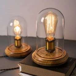 Staunton And Henry Lighting Vintage Brass Edison Bulb Table Lamp