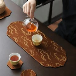 Staunton And Henry Oriental Silk Placemat - Set Of 4