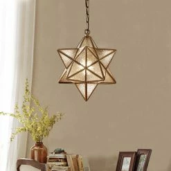 Staunton And Henry Lighting Star Pendant Chandelier
