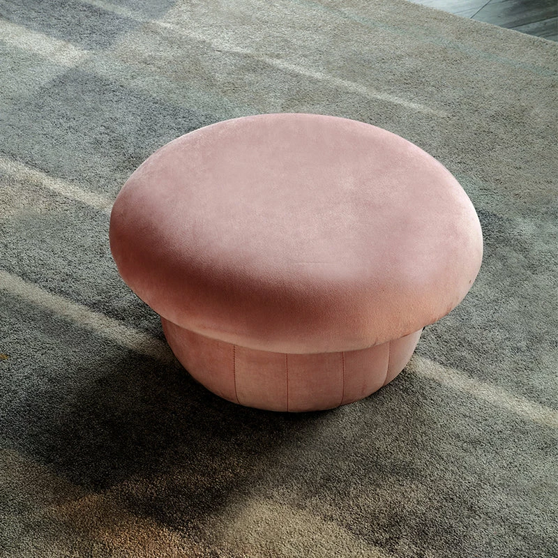 Staunton And Henry Plush Velvet Mushroom Stool Furniture