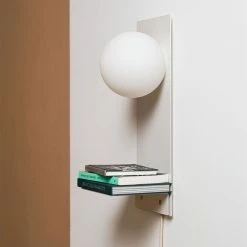 Staunton And Henry Tala Modern White Wall Light Shelf Lighting
