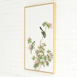 Staunton And Henry Wall Decor Oriental Birds Wall Art With Frame