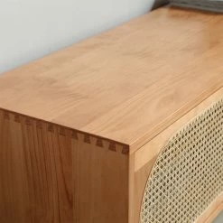 Staunton And Henry Furniture Retro Japanese Wood TV Cabinet