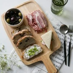 Staunton And Henry Handmade Oak Wood Serving Platter - Wide