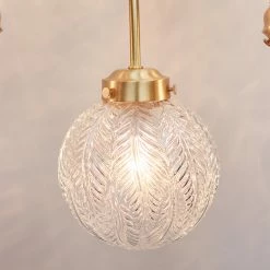 Staunton And Henry Lighting Vintage Style Glass Globes Chandelier