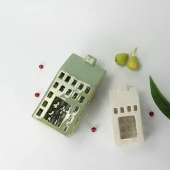 Staunton And Henry Porcelain House Tea Light Holder Home Accessories