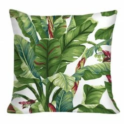Staunton And Henry Tropical Green Throw Cushion