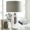 Staunton And Henry Silver Lamp With White Shade Lighting