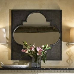 Staunton And Henry Oriental Window Frame Wall Mirror