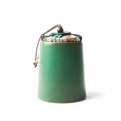 Staunton And Henry Kitchen Jade Green Oriental Tea Canister