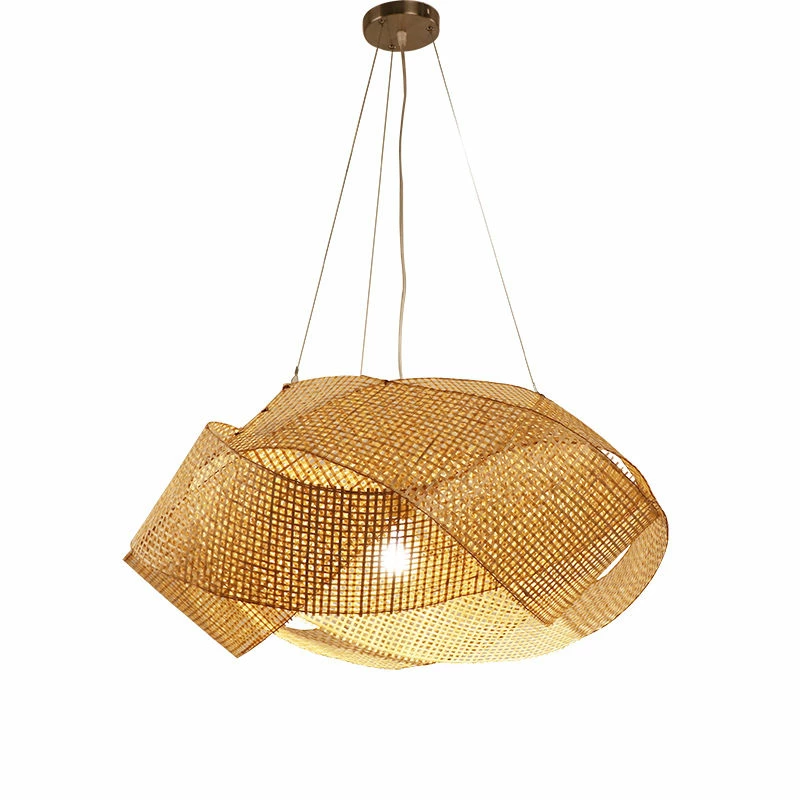 Staunton And Henry Lighting Modern Bamboo Entwined Ceiling Light
