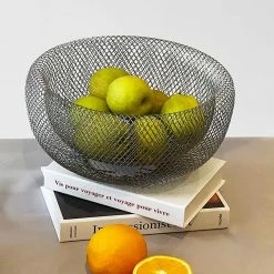 Staunton And Henry Wire Mesh Fruit Bowl