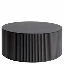 Staunton And Henry Furniture Art Deco Solid Wood Round Coffee Table