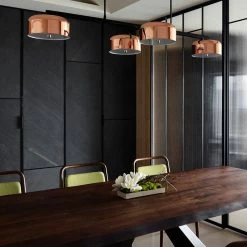 Staunton And Henry Modern Copper Island Pendant Light