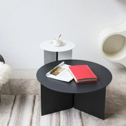 Staunton And Henry Furniture Modern Slimline Round Coffee Table