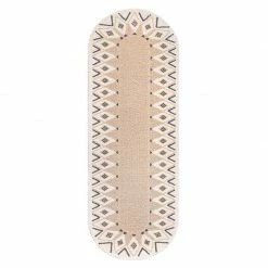 Staunton And Henry Rugs Bea Khaki Wool Runner Rug